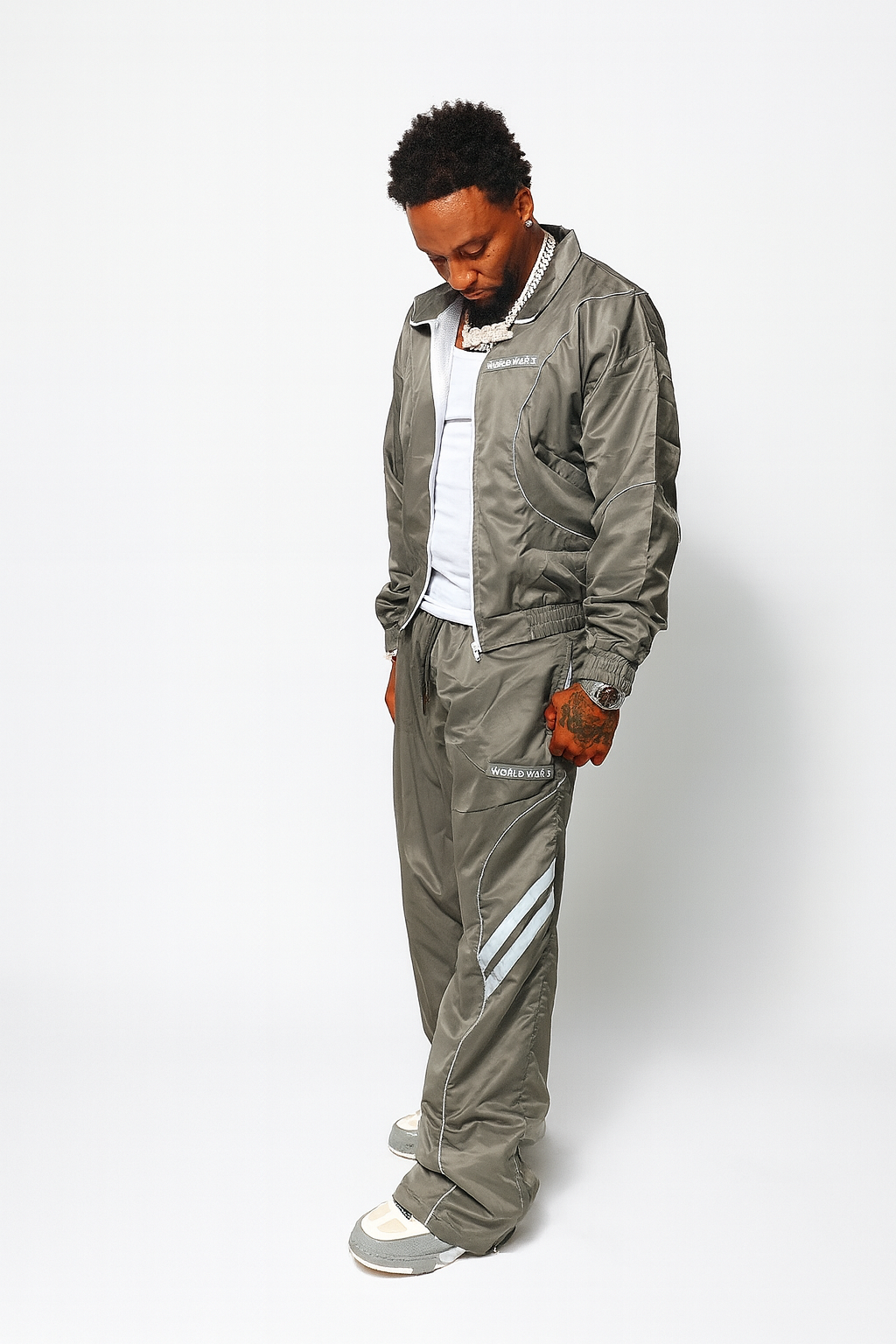 WW3 WARFARE TRACKSUIT GREY