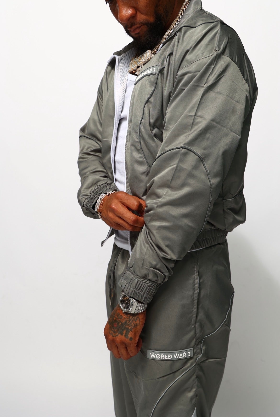 WW3 WARFARE TRACKSUIT GREY